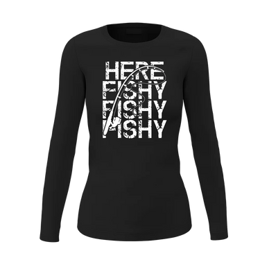 Here Fishy Fishy Women Long Sleeve Shirt
